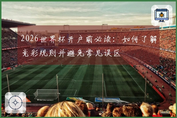 2026世界杯开户前必读：如何了解竞彩规则并避免常见误区